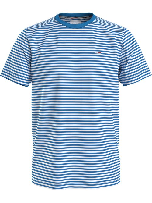 Camiseta de corte amplio con rayas mixtas