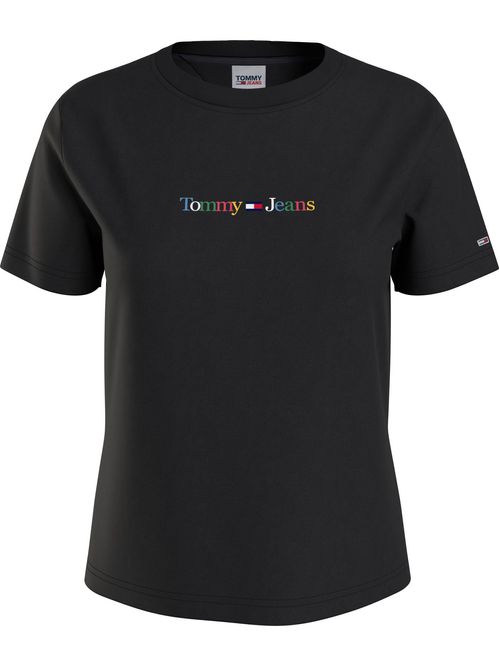 Camiseta regular serif multicolor
