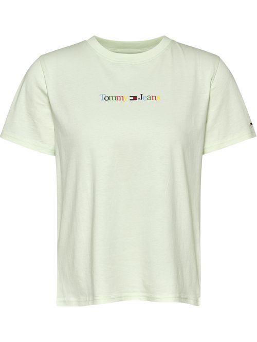 Camiseta regular serif multicolor