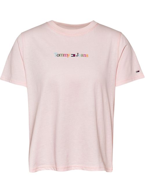 Camiseta regular serif multicolor