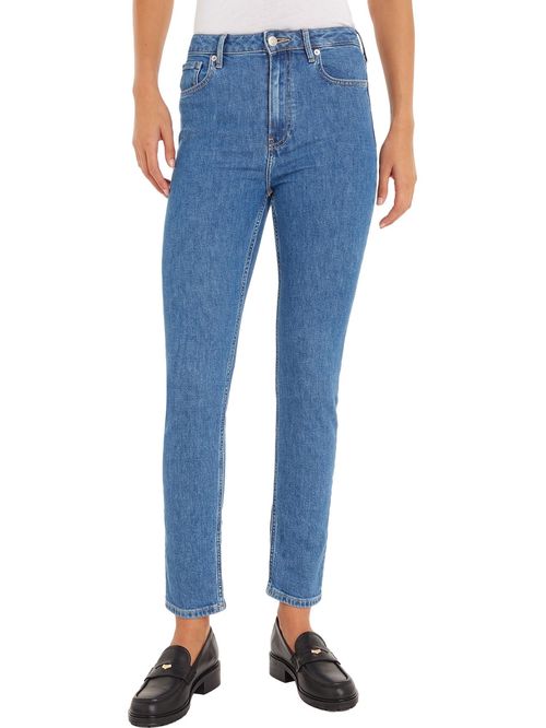 Jeans de corte slim con logo