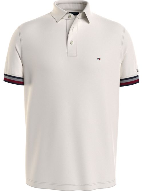 Polo con logo en el pecho y manga