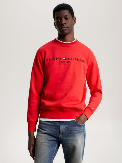 Sudadera de cuello redondo con logo gráfico