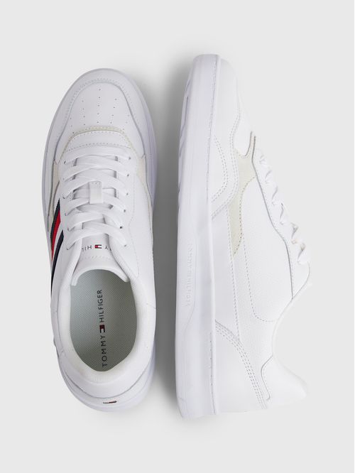 Tenis retro de cuero con suela cupsole