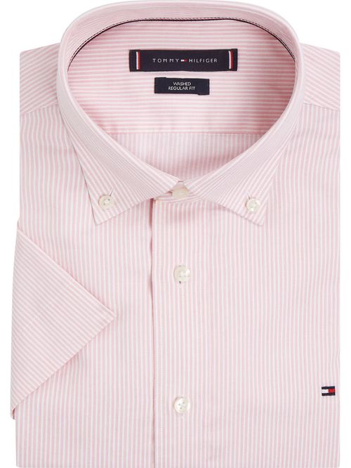 Camisa de manga corta a rayas