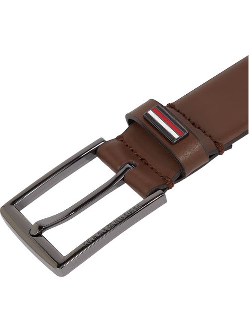 Faja de cuero texturizada TH Business