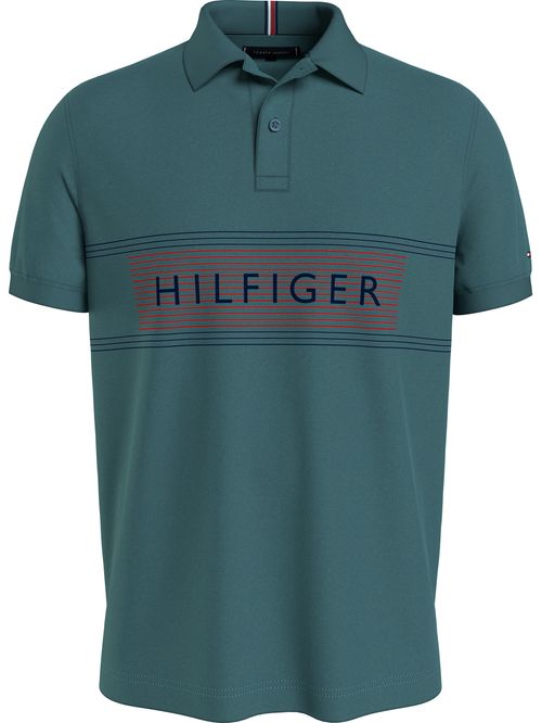 Polo de corte regular con logo