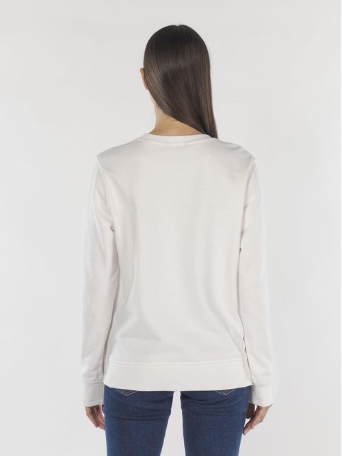 sudadera de algodón de corte regular