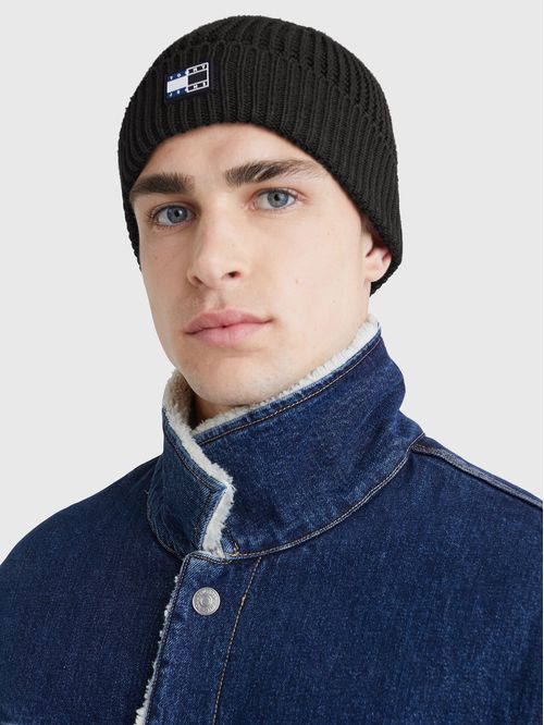 Gorro de algodón orgánico con logo ensamblado