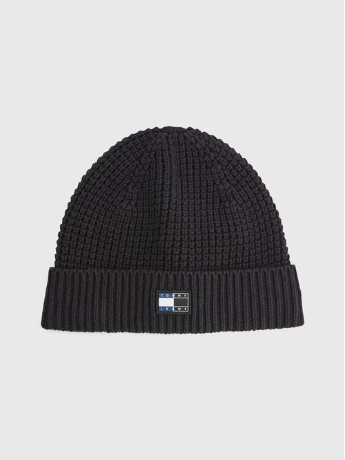 Gorro de algodón orgánico con logo ensamblado