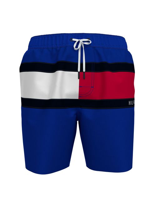 Pantaloneta de baño con logo bordado