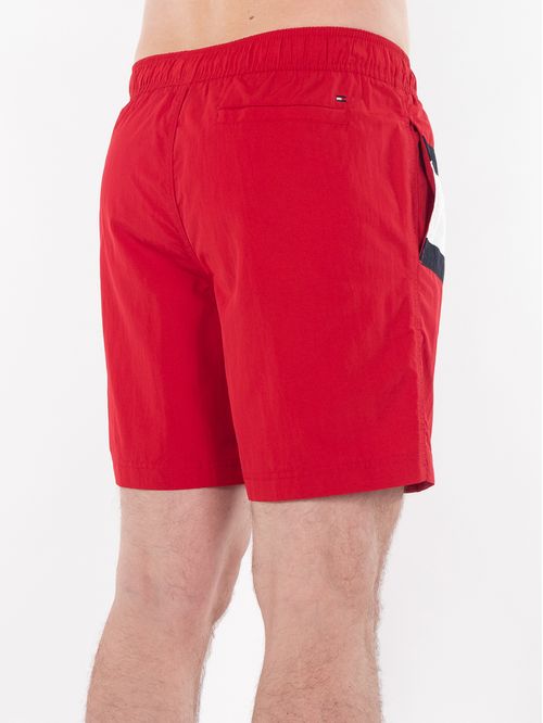 Pantaloneta de baño con logo bordado