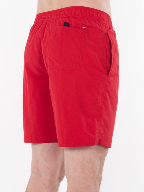 Pantaloneta de baño con logo bordado