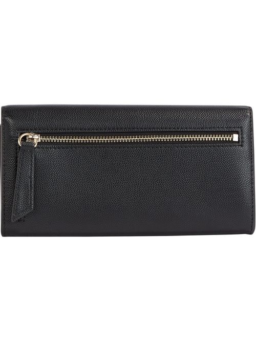 Billetera grande con solapa e insignia