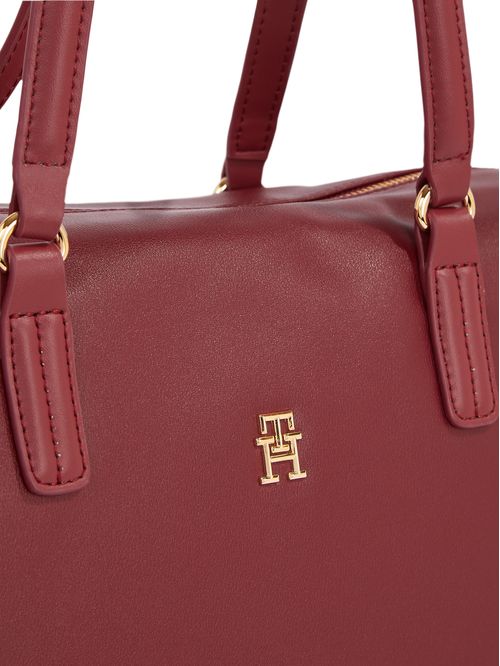 Bolso tote TH Monogram con insignia