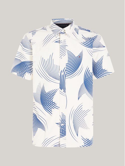 Camisa con estampado de estrellas ondulantes