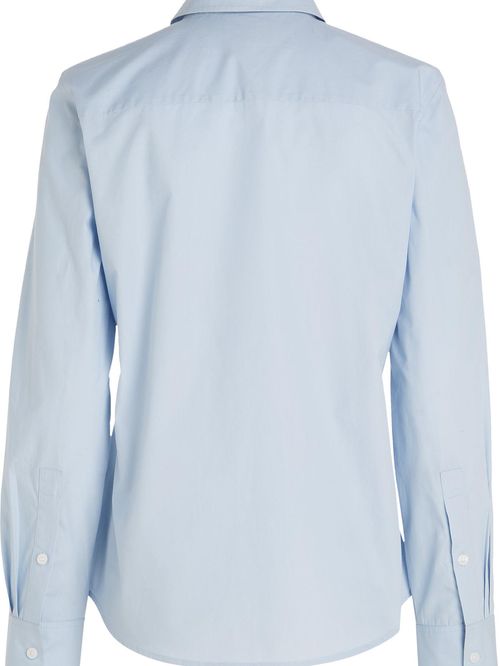 Camisa de algodón orgánico manga larga con logo