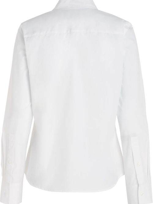 Camisa de algodón orgánico manga larga con logo