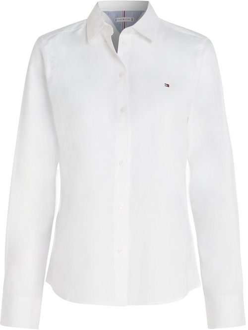 Camisa de algodón orgánico manga larga con logo