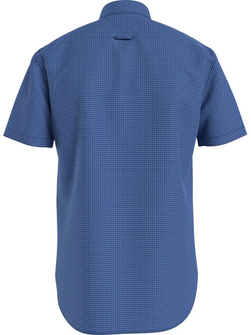 Camisa de cuadros pequeña con logo