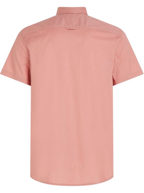 Camisa flex mini print de corte slim