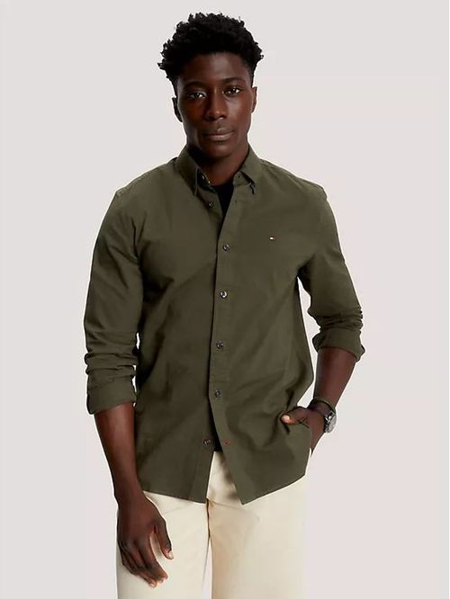 Camisa oxford de corte regular