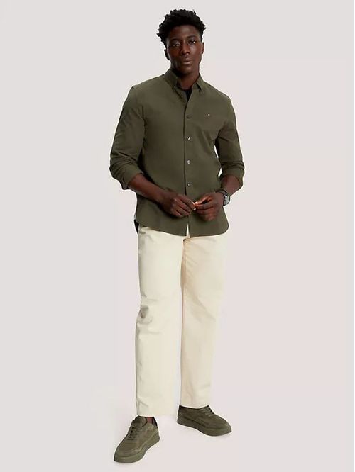 Camisa oxford de corte regular