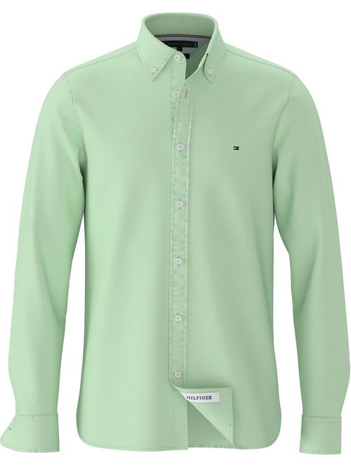 Camisa slim en dobby TH Flex