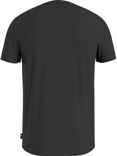 Camiseta con logo monotipo slimfit