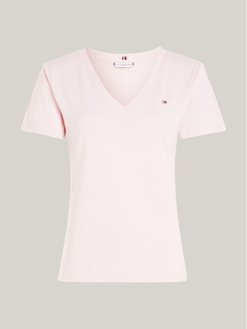 Camiseta con cuello en V