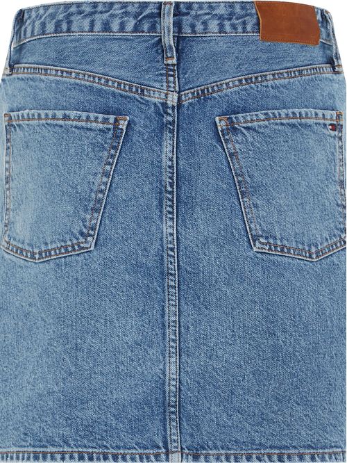 Mini falda denim