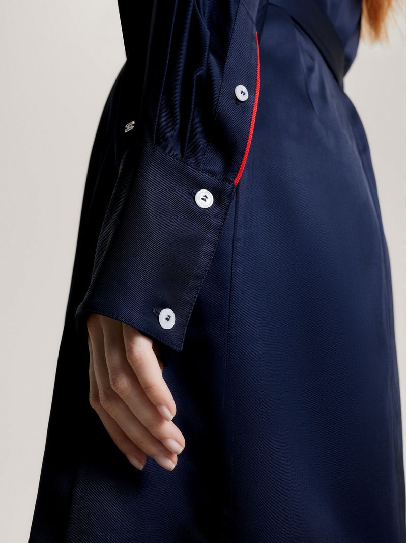 Vestido-camisero-corto-con-faja