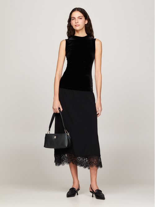 Bolso de hombro TH Soft con monograma