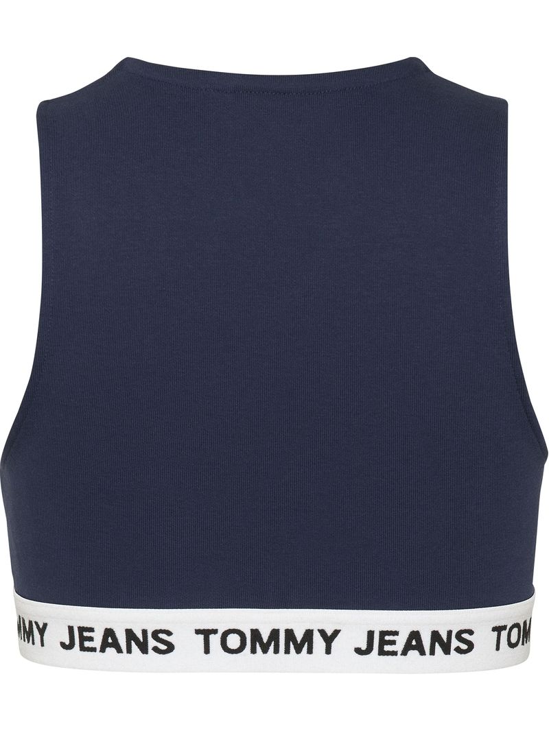 Crop-top-con-banda-inferior-distintiva