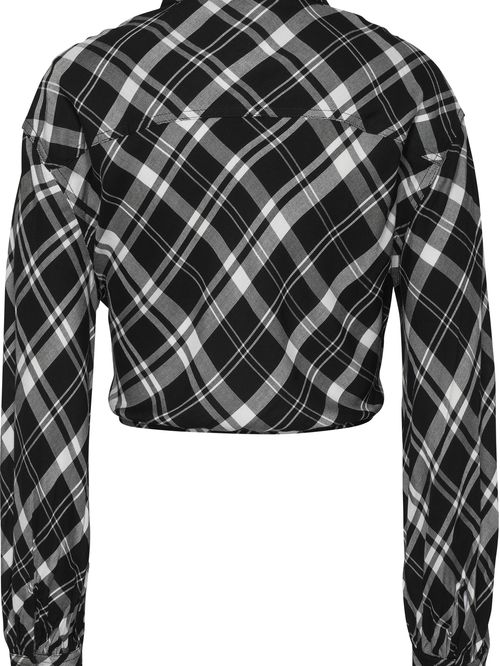 Crop top estampado anudable