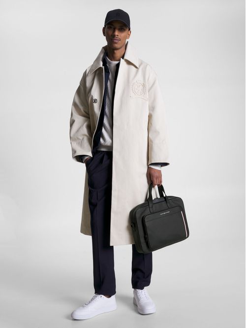 Maletín fino para portátil en piqué