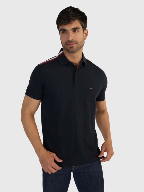 Polo Global Stripe de corte regular