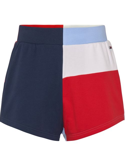 Shorts con diseño color block