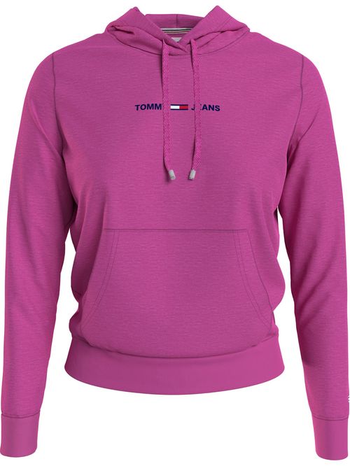 Sudadera con gorro y logo lineal