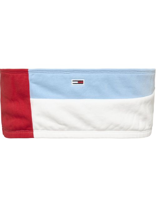 Top Archive color block con corte bandeau