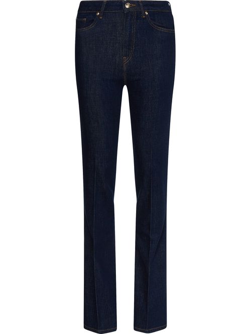 Jeans con corte de botas