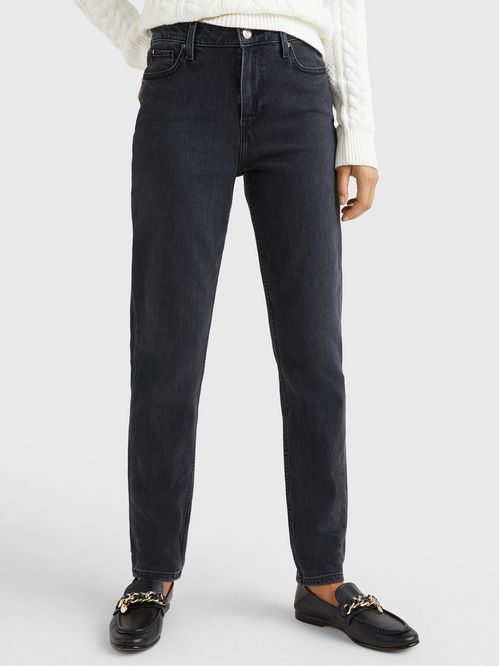 Jeans Gramercy cónicos de corte Mom y talle alto