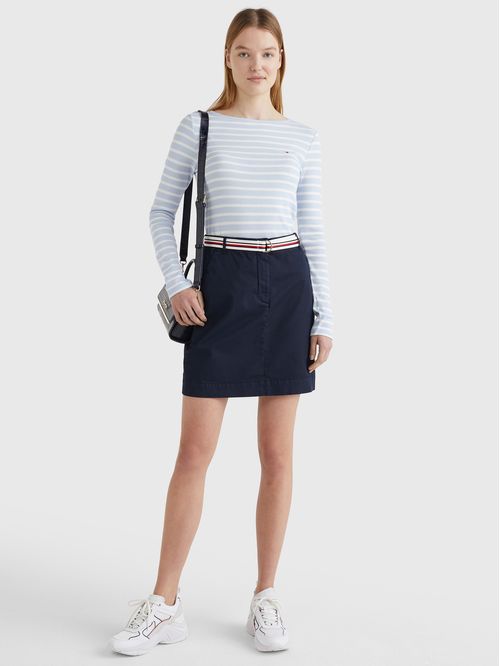 Minifalda con faja distintivo