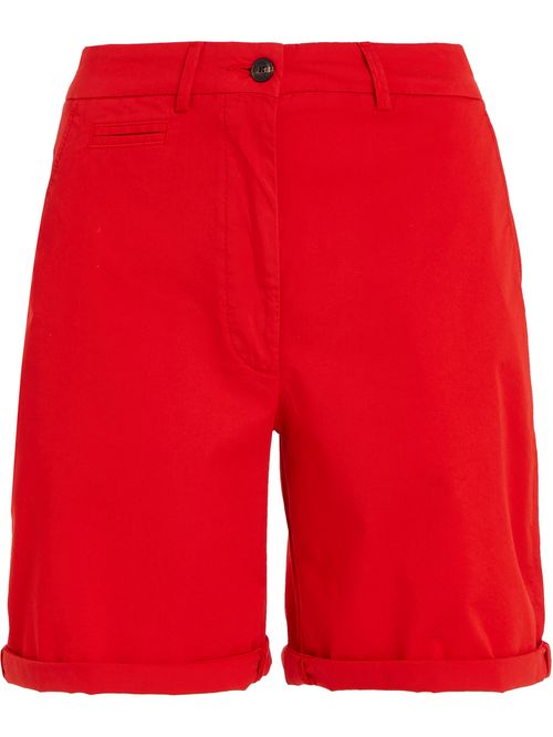 Pantalón chino corto con bajo con vuelta