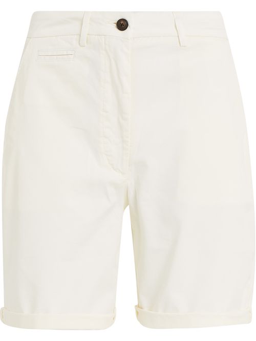 Pantalón chino corto con bajo con vuelta