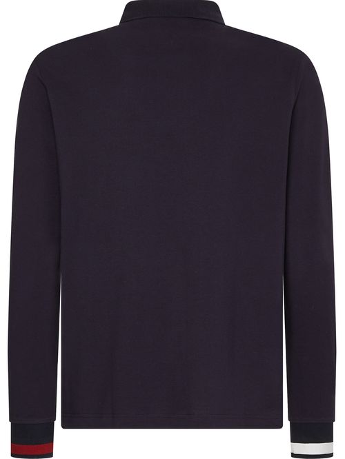 Polo de manga larga y corte regular