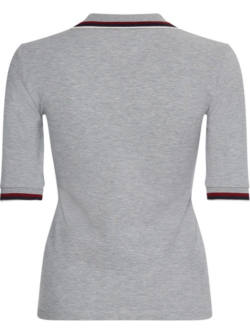 Polo de media manga con corte slim
