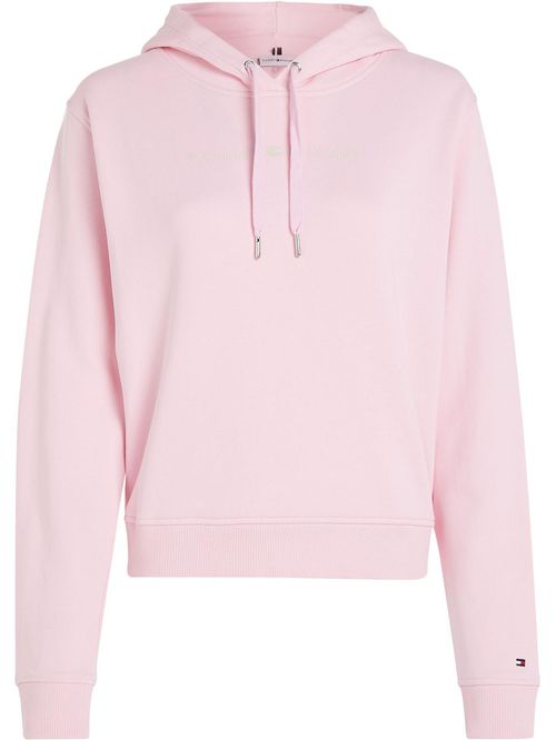 Sudadera con logo de efecto escarchado