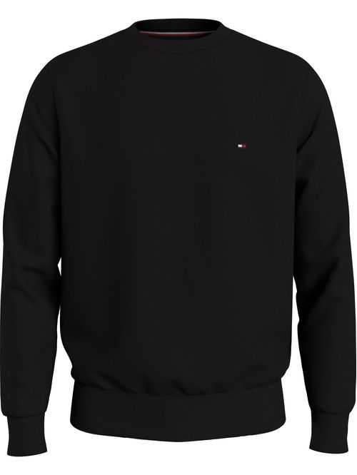 Sudadera de cuello redondo con logo bordado