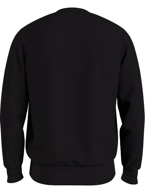 Sudadera de cuello redondo con logo bordado